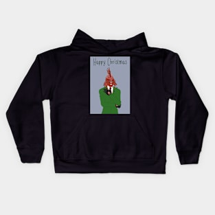 Christmas blowfish Kids Hoodie